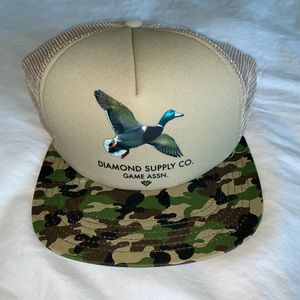 Diamond Supply Co. Duck Trucker Hat